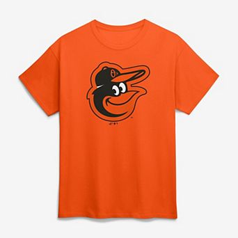 Men's Logo Athletic Orange Baltimore Orioles Official Logo T-Shirt