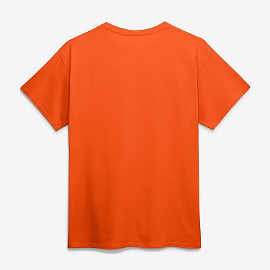Men's Logo Athletic Orange Baltimore Orioles Official Logo T-Shirt