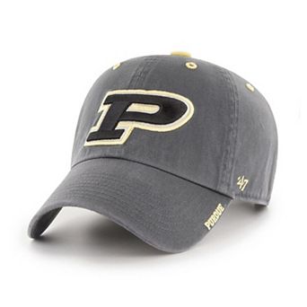 Men's '47 Charcoal Purdue Boilermakers Ice Clean Up Adjustable Hat