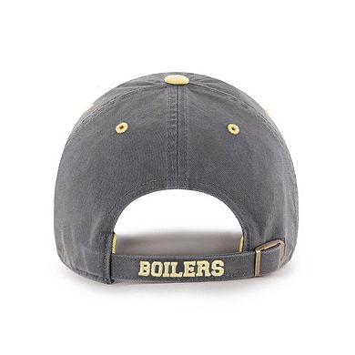 Men's '47 Charcoal Purdue Boilermakers Ice Clean Up Adjustable Hat