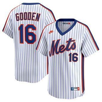 Men's Nike Dwight Gooden White New York Mets Cooperstown Collection Limited Jersey