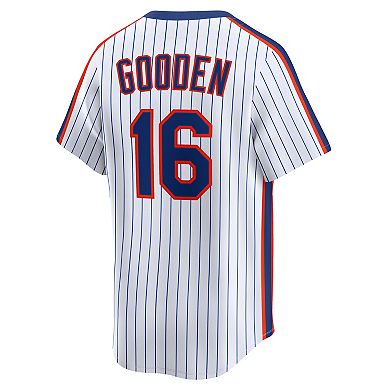 Men's Nike Dwight Gooden White New York Mets Cooperstown Collection Limited Jersey