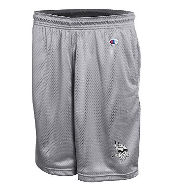 Men's Champion Gray Minnesota Vikings Classic Mesh Shorts