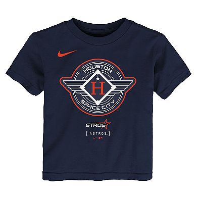 Toddler Nike Navy Houston Astros City Connect Logo T-Shirt
