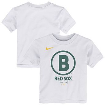Toddler Nike White Boston Red Sox City Connect Logo T-Shirt