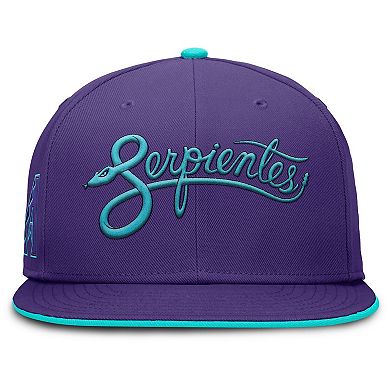 Men's Nike Purple Arizona Diamondbacks 2025 City Connect True Performance Fitted Hat