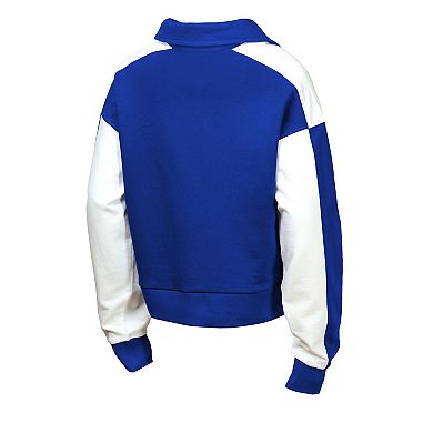 Girls Youth Outerstuff Royal Los Angeles Dodgers Tech Curve Ball Sweatshirt