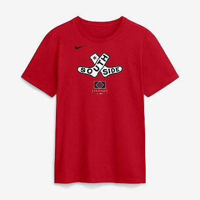 Men's Nike Red Chicago White Sox City Connect Large Logo T-Shirt
