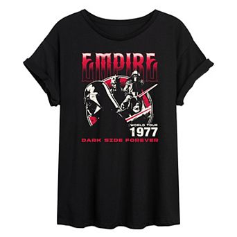 Juniors' Star Wars Empire Dark Side Forever Oversized Tee