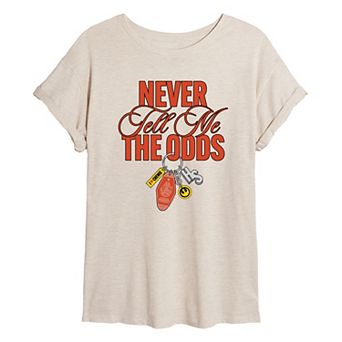 Juniors' Star Wars Never Tell Me The Odds Oversized Tee