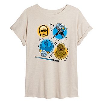 Juniors' Star Wars Rebels Oversized Tee