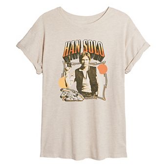 Juniors' Star Wars Han Solo Oversized Tee