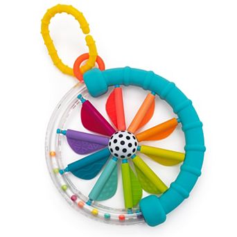 Sassy Baby Cascading Colors Ring Rattle Sensory Toy