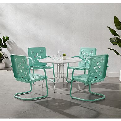 Crosley Azalea 5-Piece Round Retro Outdoor Dining Set