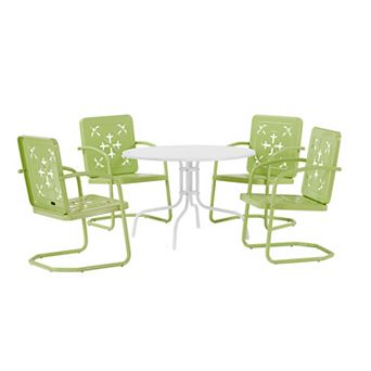 Crosley Azalea 5 pc Round Retro Outdoor Dining Set