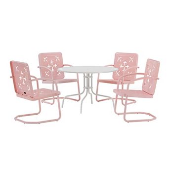 Crosley Azalea 5 pc Round Retro Outdoor Dining Set