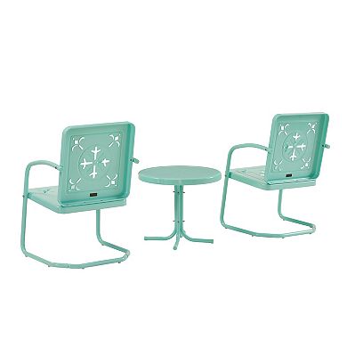 Crosley Azalea 3-Piece Retro Outdoor Chair Set