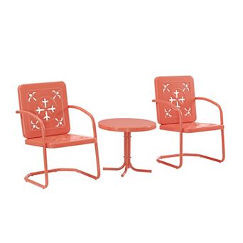 Crosley Azalea 3 pc Retro Outdoor Chair Set