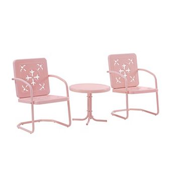 Crosley Azalea 3 pc Retro Outdoor Chair Set