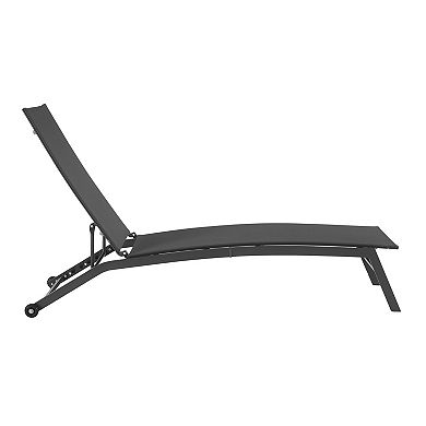 Crosley Weaver Outdoor Adjustable Chaise Lounge