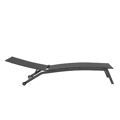 Crosley Weaver Outdoor Adjustable Chaise Lounge