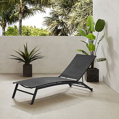 Crosley Weaver Outdoor Adjustable Chaise Lounge