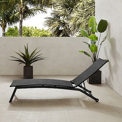 Crosley Weaver Outdoor Adjustable Chaise Lounge