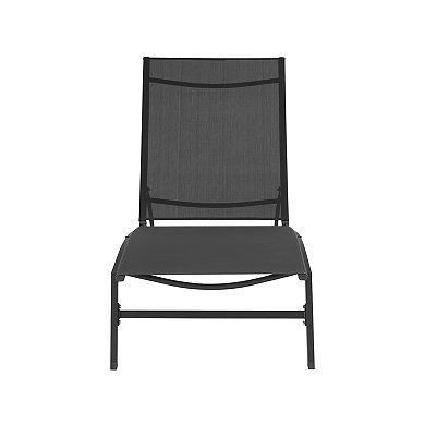 Crosley Weaver Outdoor Adjustable Chaise Lounge