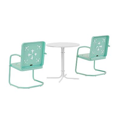 Crosley Azalea 3-Piece Retro Outdoor Bistro Set