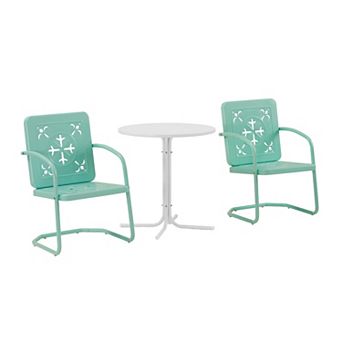 Crosley Azalea 3 pc Retro Outdoor Bistro Set