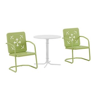 Crosley Azalea 3 pc Retro Outdoor Bistro Set