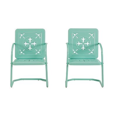 Crosley Azalea 2-Piece Retro Outdoor Patio Chair Set