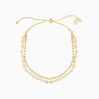 LC Lauren Conrad Double Row Pull-Tie Bracelet
