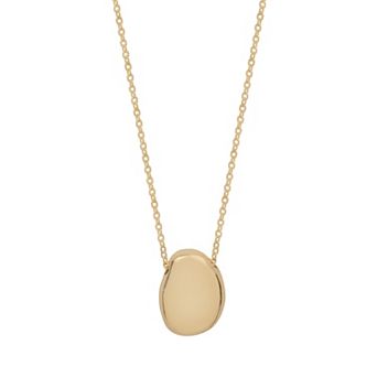 LC Lauren Conrad Gold Tone Organic Pendant Necklace