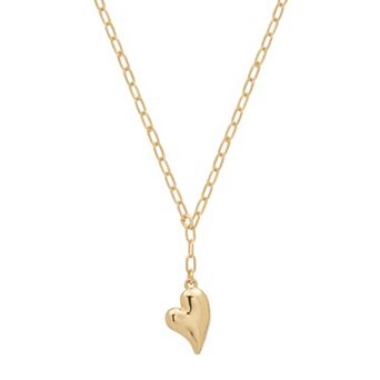 LC Lauren Conrad Gold Tone Melt My Heart Y-Necklace