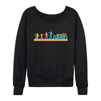 Women's Disney's That's So Raven Logo French Terry Long Sleeve Tee