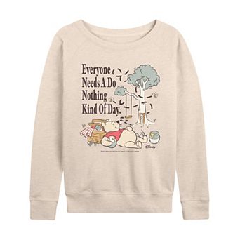 Women's Disney's Winnie The Pooh French Terry Long Sleeve Tee