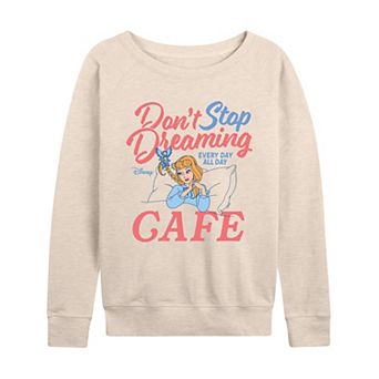 Women's Disney Princess Don't Stop Dreaming French Terry Long Sleeve Tee