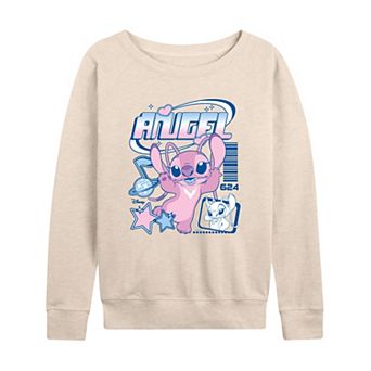 Women's Disney's Lilo & Stitch Angel French Terry Long Sleeve Tee