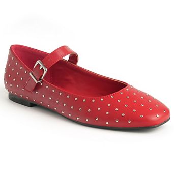 New York & Company® Women's Lavonna Mary Jane Flats With Stud Detail