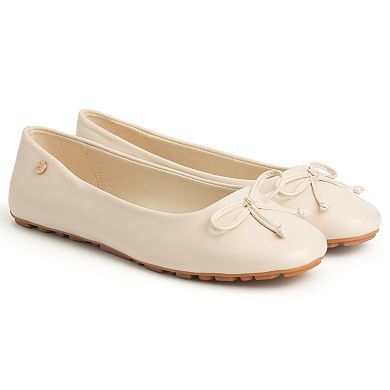 New York & Company® Frankie Women's Slip-On Bow Accent Flats