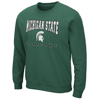 Michigan State Spartans Youth Bandon Dunes Crewneck Fleece Sweatshirt