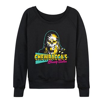 Women's Star Wars Chewbacca's Beauty Salon French Terry Long Sleeve Tee