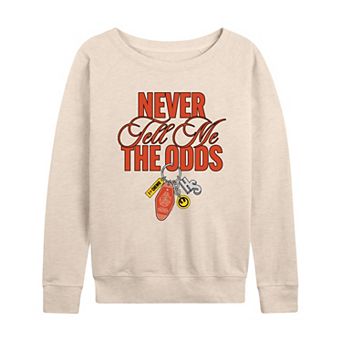 Women's Star Wars Never Tell Me The Odds French Terry Long Sleeve Tee
