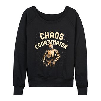 Women's Star Wars C-3PO Chaos Coordinator French Terry Long Sleeve Tee
