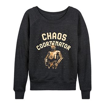 Women's Star Wars C-3PO Chaos Coordinator French Terry Long Sleeve Tee