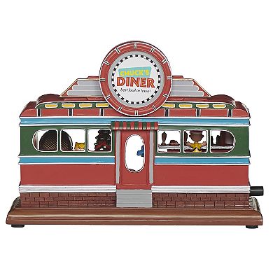 Roman Peanuts 8-inch Musical Rotating Diner Table Decor