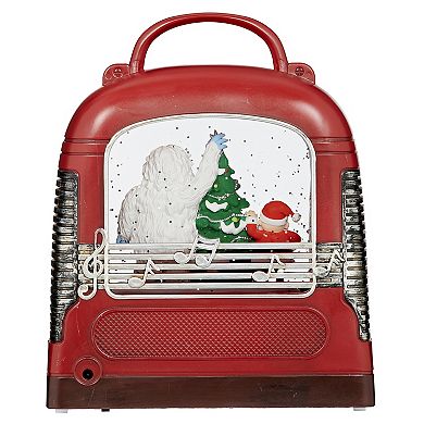 Roman Lighted Musical Rudolph Radio Table Decor