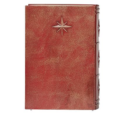 Roman Lighted Swirl Book with Santa Table Decor