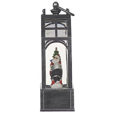 Roman Lighted Swirl Santa Mobile Lantern Table Decor